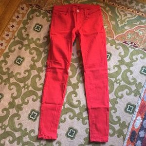 J Brand skinny jean in color lipstick